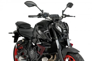 Alerones downforce laterales naked Yamaha MT-07 2021-2024 rojos