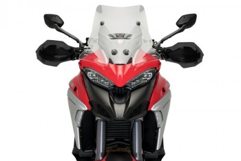 Extensiones paramanos original Ducati Multistrada V4, V4S 2021-2024 ahumadas oscuras