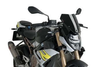 Cupula BMW M1000R 2023-2024, S1000R 2021-2024 Puig New generation Sport sin soporte BMW negra