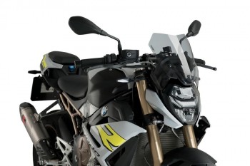 Cupula BMW M1000R 2023-2024, S1000R 2021-2024 Puig New generation Sport con soporte BMW ahumada