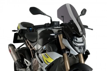 Cupula BMW M1000R 2023-2024, S1000R 2021-2024 Puig New generation Touring sin soporte BMW ahumada oscuro