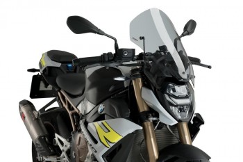 Cupula BMW M1000R 2023-2024, S1000R 2021-2024 Puig New generation Touring con soporte BMW ahumada