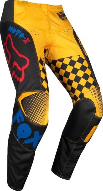 Pantalones Fox 180 Czar negro/amarillo Talla 34