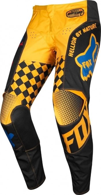 Pantalones Fox 180 Czar negro/amarillo Talla 34