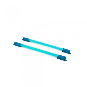 Par tubos neon azules 23cm.