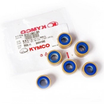 Juego rodillos variador Kymco KXR, Maxxer, MXU 250/300cc originales 23x18mm 25,3gr