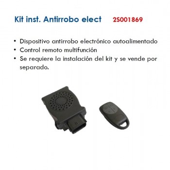 Kit Instalación antirrobo electrónico