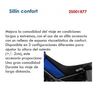Sillin confort standard Aprilia Tuareg 660