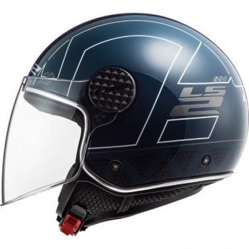 Casco LS2 OF558 Sphere Lux Linus cobalto brillo  Talla M