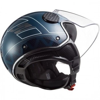 Casco LS2 OF558 Sphere Lux Linus cobalto brillo  Talla M