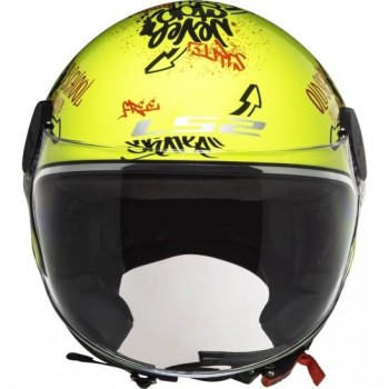 Casco LS2 OF558 Sphere Lux Skater amarillo fluor  Talla M