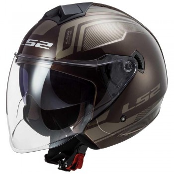 Casco LS2 OF573 Twister II Flix Wood  Talla M