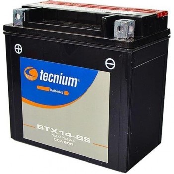 Batería Tecnium YTX14-BS (Sustituye 6256)