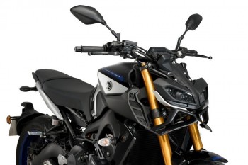 Aleron downforce frontal naked Yamaha MT-09 2017-2020, MT-09 SP 2018-2020 negro mate