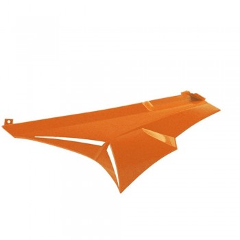 Tapa sillin izquierda Derbi Senda DRD Xtrem 2000-2011 naranja