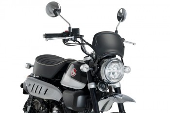 Placa frontal Honda Monkey 125 2019-2024 negra mate