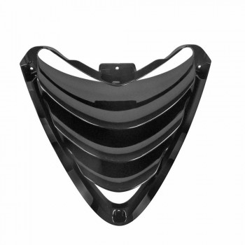 Rejilla frontal Piaggio Zip SP negro brillo