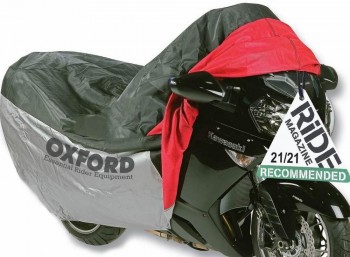 Funda de proteccion para motocicletas con bolsillo frontal T.L (183cm) Oxford OF924