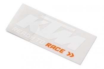 Adhesivo KTM Logo Blanco