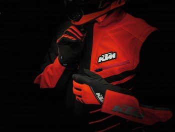 Guantes KTM Racetech negros-naranjas talla XXL