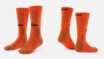 Calcetines media altura KTM Performance naranjas talla 35-38