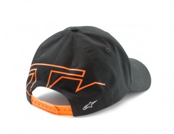 Gorra infantil KTM Team curvada negra by Alpinestars