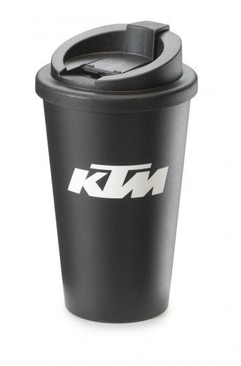 Vaso de cafe KTM negro