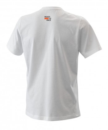 Camiseta KTM Pure Racing blanca talla S