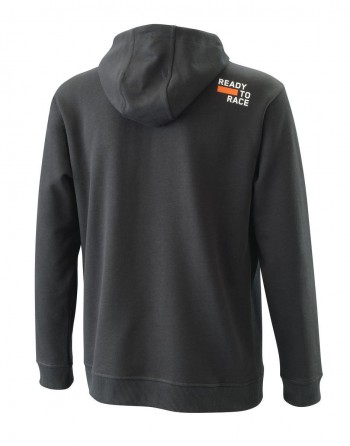 Sudadera KTM Pure con cremallera negra