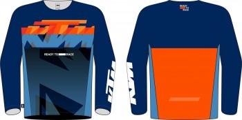 Camiseta KTM Pounce 2025 Naranja-Azul