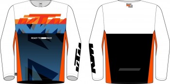 Camiseta KTM Pounce 2025 Blanca