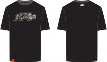 Camiseta KTM Logo 2025 Negra