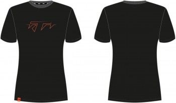 Camiseta KTM Logo negra lady 2025