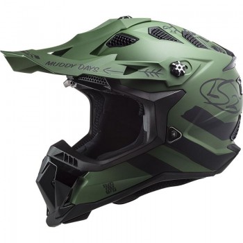 Casco LS2 MX700 Subverter Cargo verde militar mate  Talla S