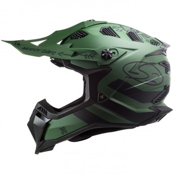 Casco LS2 MX700 Subverter Cargo verde militar mate  Talla S