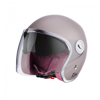 Casco Jet Stormer Clyde champagne mate talla M