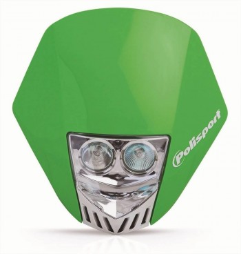 Careta Polisport HMX LED verde 8657100007