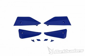 Kit deflectores y conectores Barkbusters Sabre azules