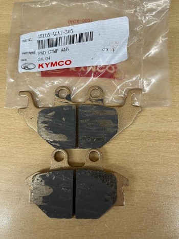Pastilla freno Kymco MXU 300 Eu5 delanteras-traseras originales