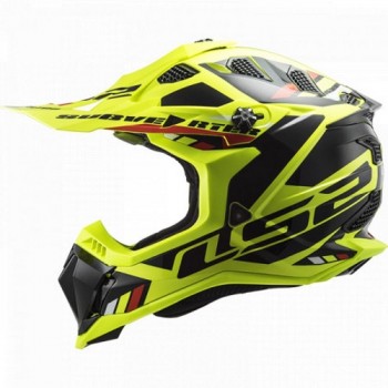 Casco LS2 MX700 Subverter EVO II Stomp fluor-negro talla S