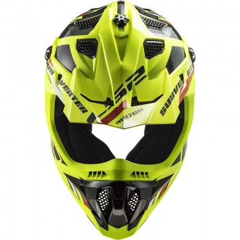 Casco LS2 MX700 Subverter EVO II Stomp fluor-negro talla S