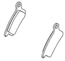 Pastillas Freno Trasero Ktm Sx85 2003-2004