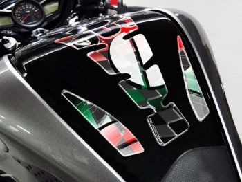 Protector de Deposito WINGS Ducati C/rojo-negro
