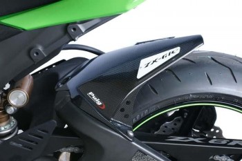 Guardabarros trasero Kawasaki ZX6R 2009-2023 simil carbono