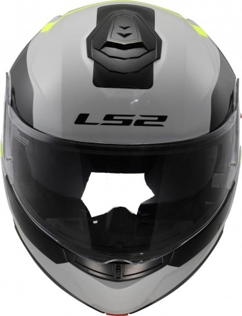 Casco modular LS2 FF908 Strobe II Autox Gris-Amarillo talla M