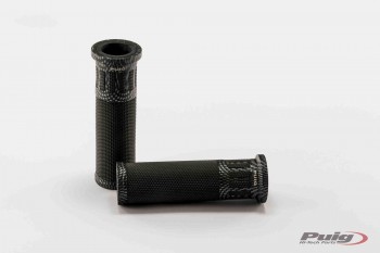 Puños Puig Hi-Tech Racing 119mm aluminio simil carbono