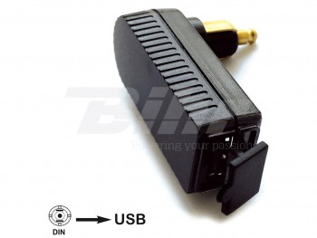 Adaptador clavija BMW/Triumph BAAS USB4 Mini DIN-USB integrado