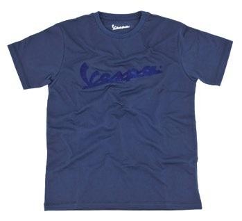 Camiseta Vespa Logo azul hombre Talla M