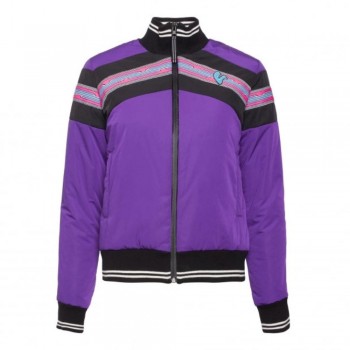 Chaqueta bomber Vespa V-Stripes violeta lady Talla M