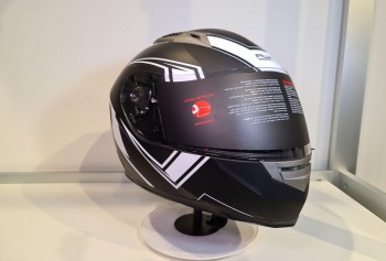 Casco integral AWA blanco-negro mate Talla S